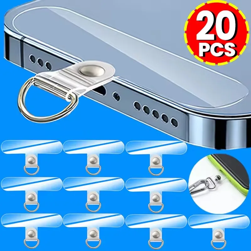 Phone Accessories For Android - Universelle Transparente Abnehmbare Handy-Schlüsselbänder Karten-Handgelenkschlaufen-Patches für