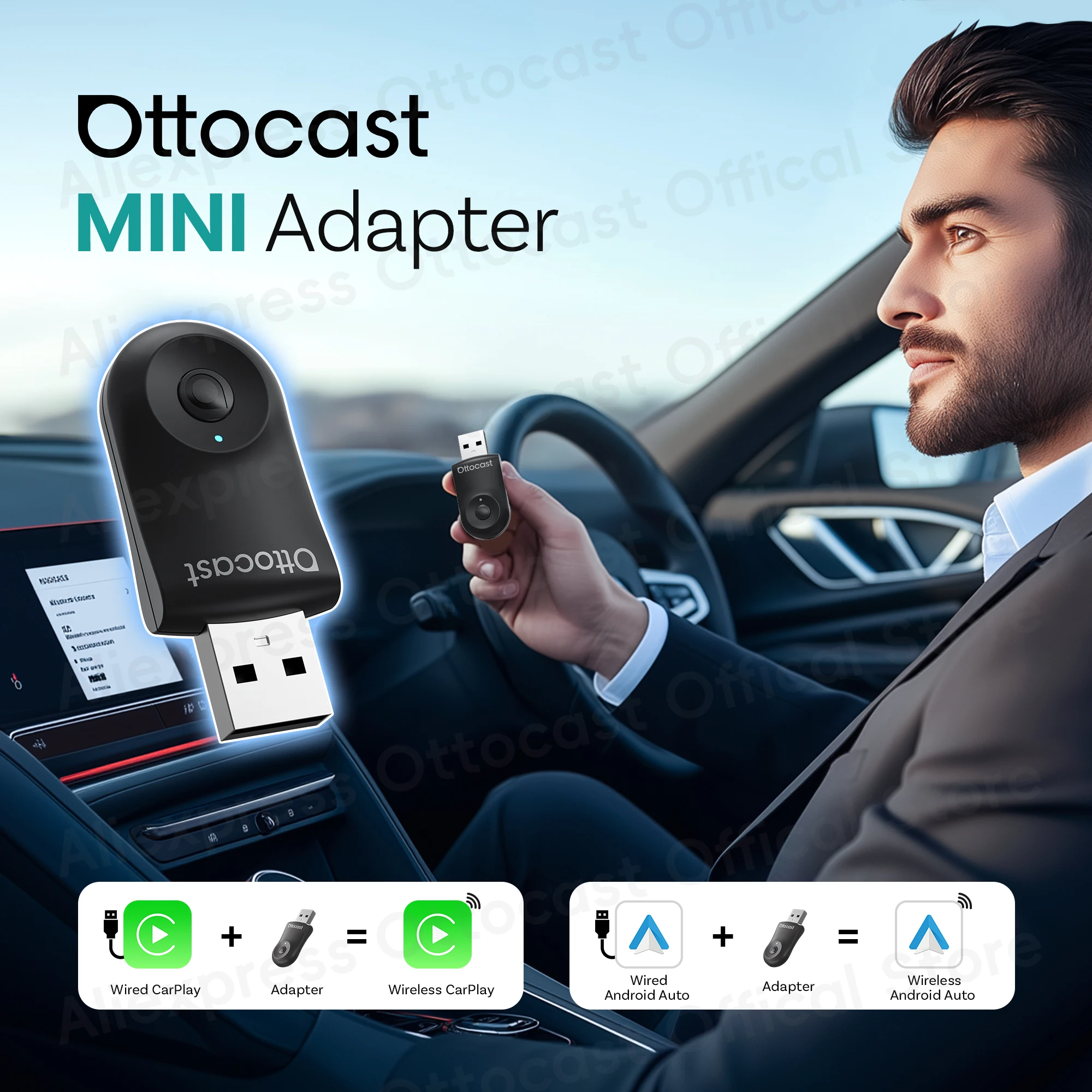Phone Accessories For Android - 2026 Neuer OTTOCAST MINI Kabelloser Android