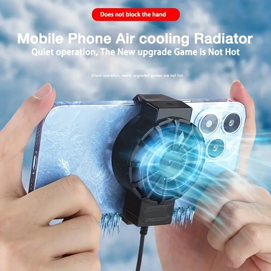 Phone Accessories For Android - Tragbarer Telefonkühler, ein externes Kühlzubehör, geeignet