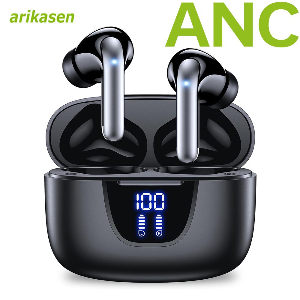 Phone Accessories Amazon - ANC Bluetooth-Kopfhörer, aktive Geräuschunterdrückung, kabellose Ohrhörer,