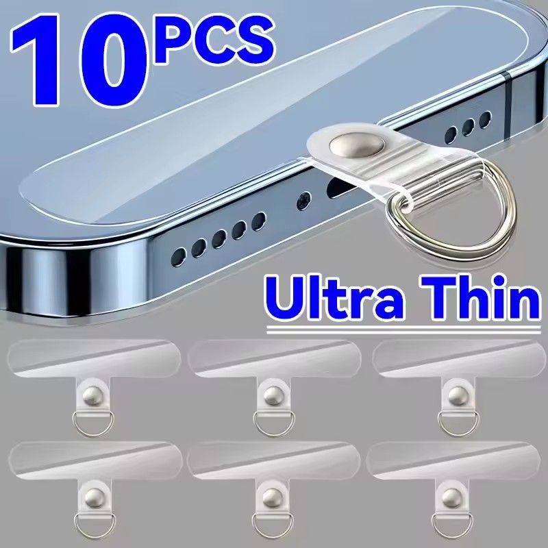 Phone Accessories For Android - Universal Transparent Abnehmbare Telefon Lanyard Clips