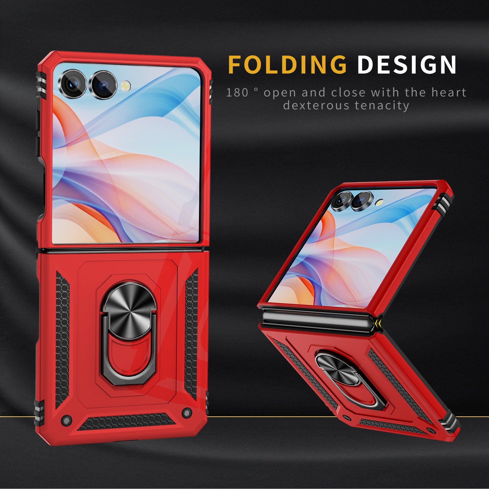Phone Accessories Popsocket - Militärische, stoßfeste Handyhülle für Samsung Galaxy
