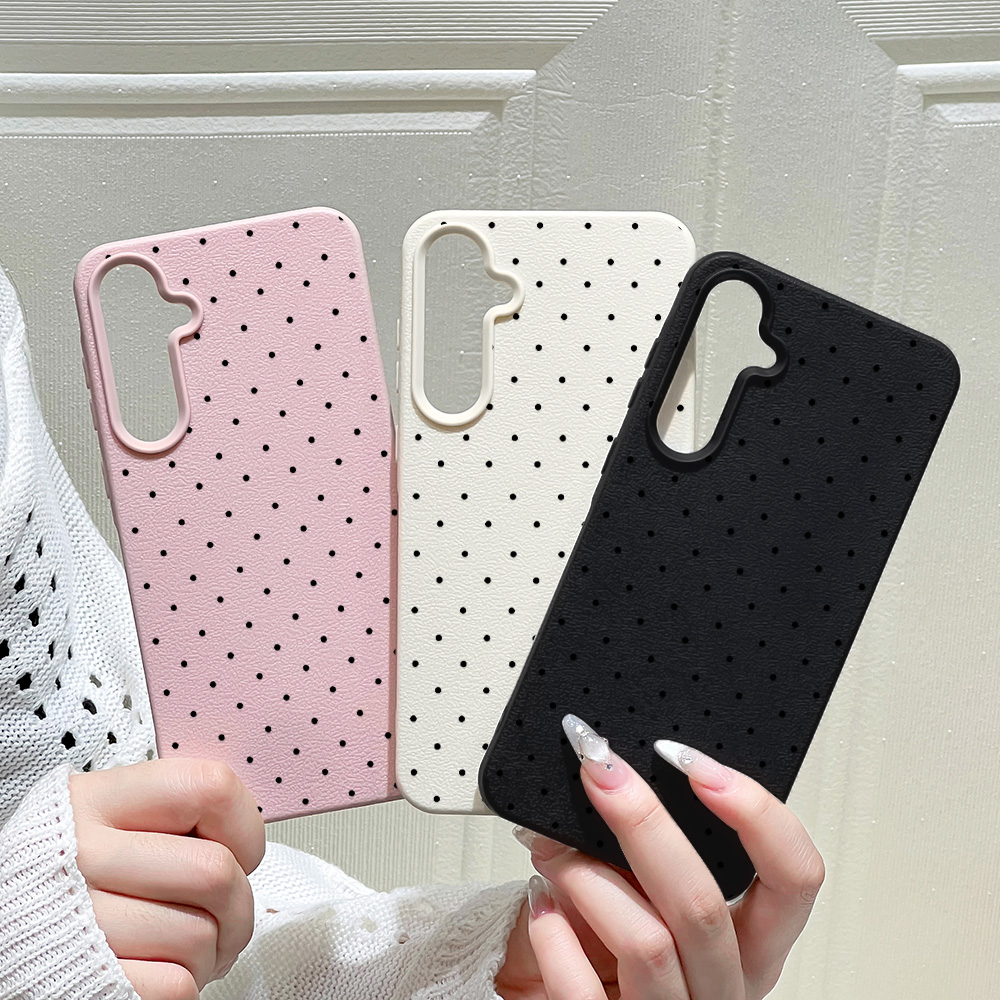 Y2K Phone Accessories - Ins Polka Dots Handyhülle für Samsung