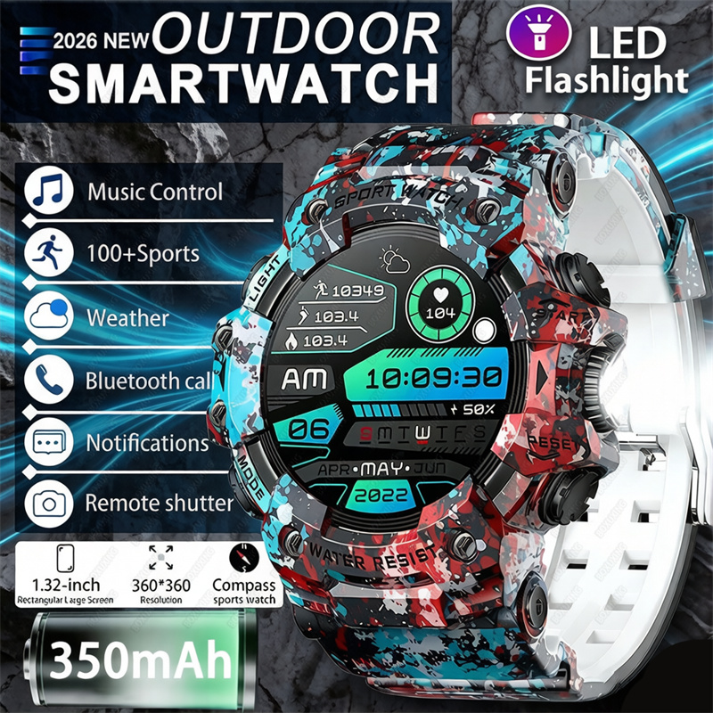 Phone Zone Accessories - 2026 Smartwatch Sport Outdoor Wasserdicht Bluetooth
