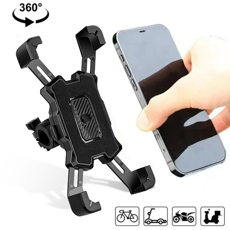 Phone Accessories For Android - Universelle Motorrad-Handyhalterung, Verstellbare GPS-Halterung für Fahrräder,