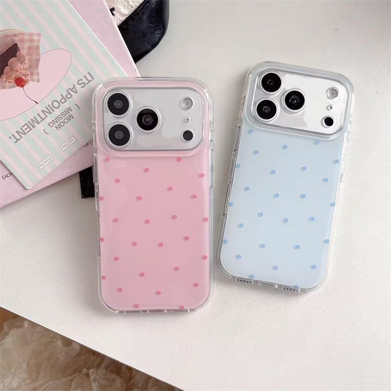 Y2K Phone Accessories - Koreanische Ins Girl Simple Blau Rosa