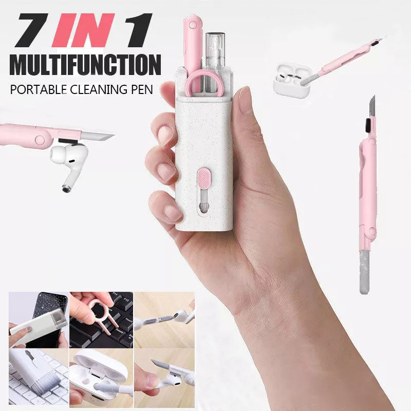 Phone Accessories For Content Creators - 7-in-1 Elektronischer Reinigungsstift Multi-Tool Reinigungsset Reinigungsbürsten-Set