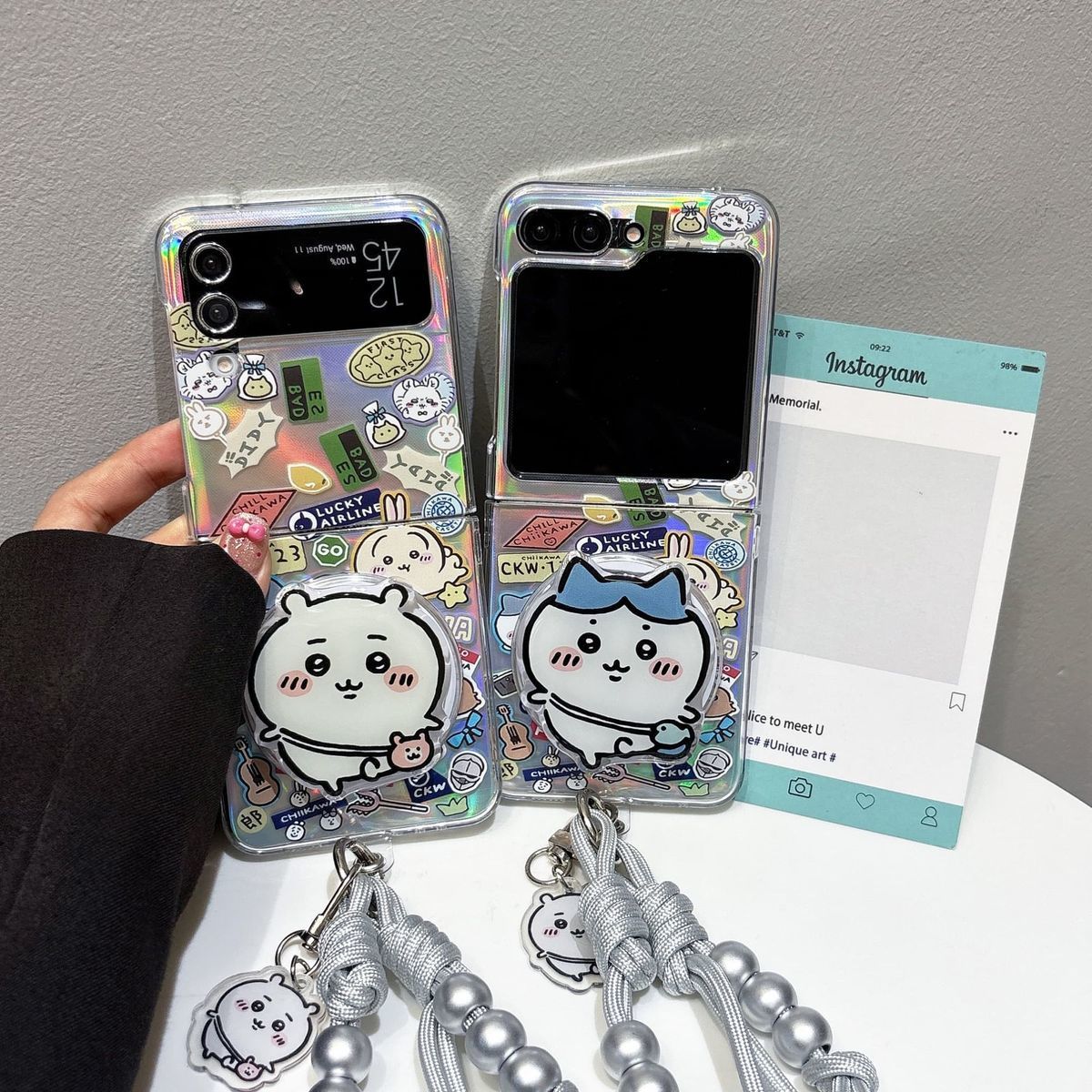 Phone Zone Accessories - Anime Chiikawa Hachiware Cartoon Handyhülle für