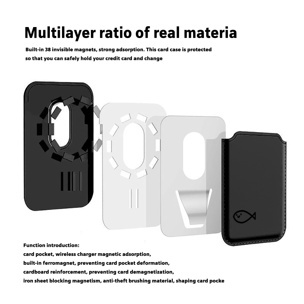 Magnetische Leder-Brieftasche  – Phone Accessories For Android Bewertung und Preis