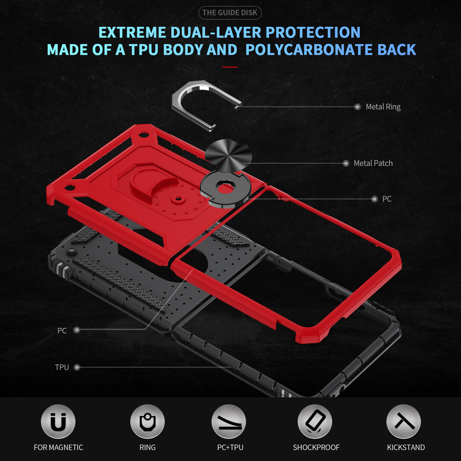 Militärische, stoßfeste Handyh – Phone Accessories Popsocket Bewertung und Preis
