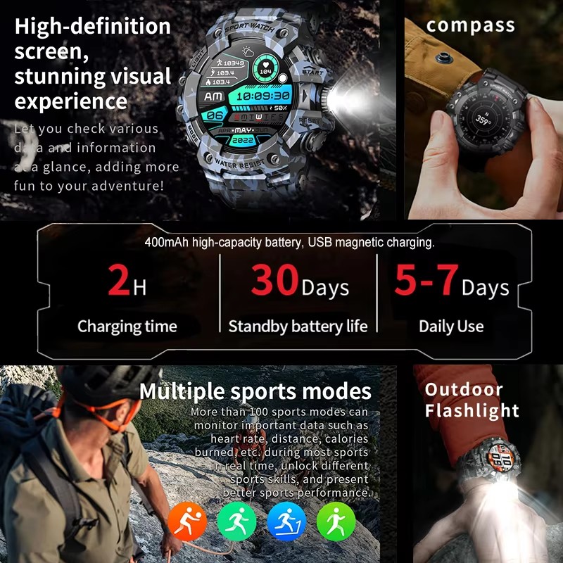 2026 Smartwatch Sport Outdoor  – Phone Zone Accessories Bewertung und Preis