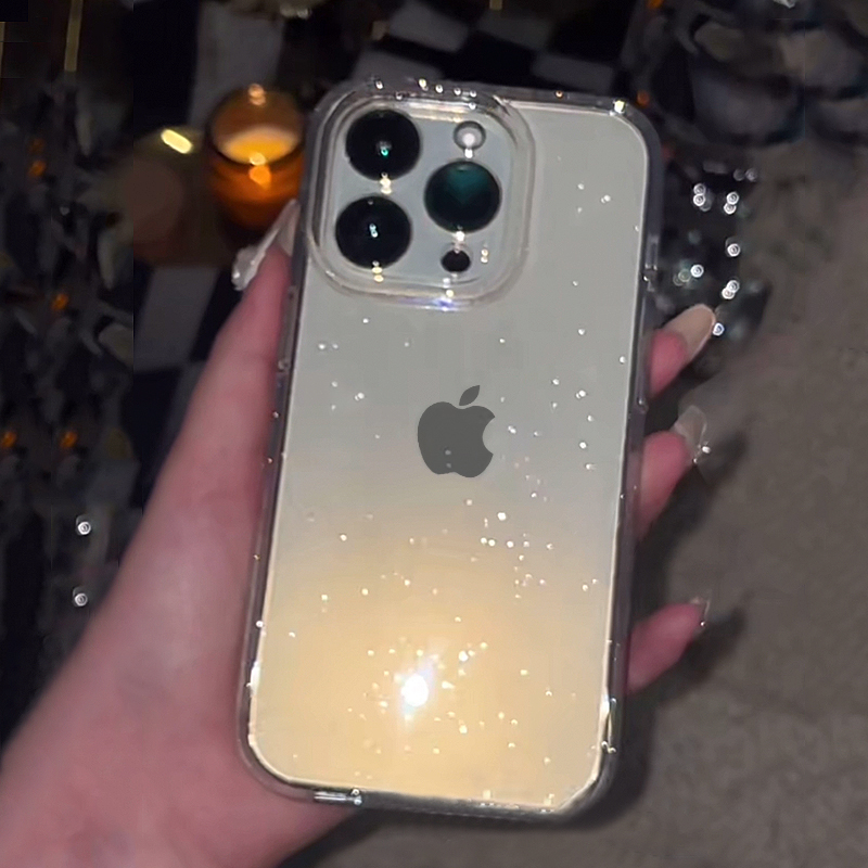 Transparente, einfache Glitzer – Y2K Phone Accessories Bewertung und Preis