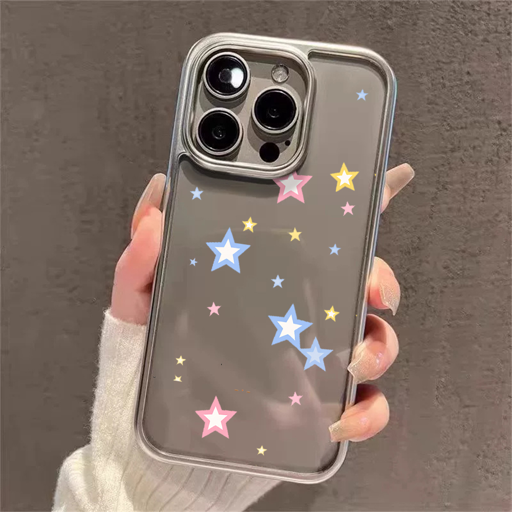 Y2K Stars Fashion Clear Cases  – Y2K Phone Accessories Bewertung und Preis
