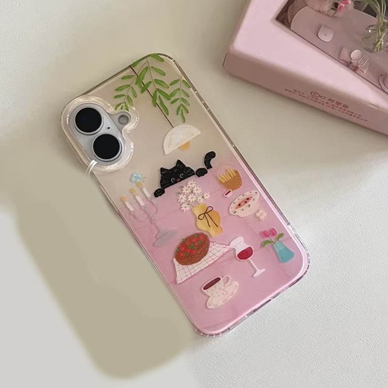 Ins Girl Niedliche Esstisch-Ka – Y2K Phone Accessories Bewertung und Preis