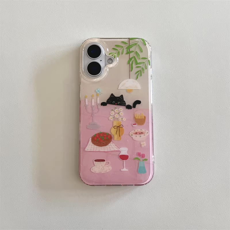 Ins Girl Niedliche Esstisch-Ka – Y2K Phone Accessories Bewertung und Preis