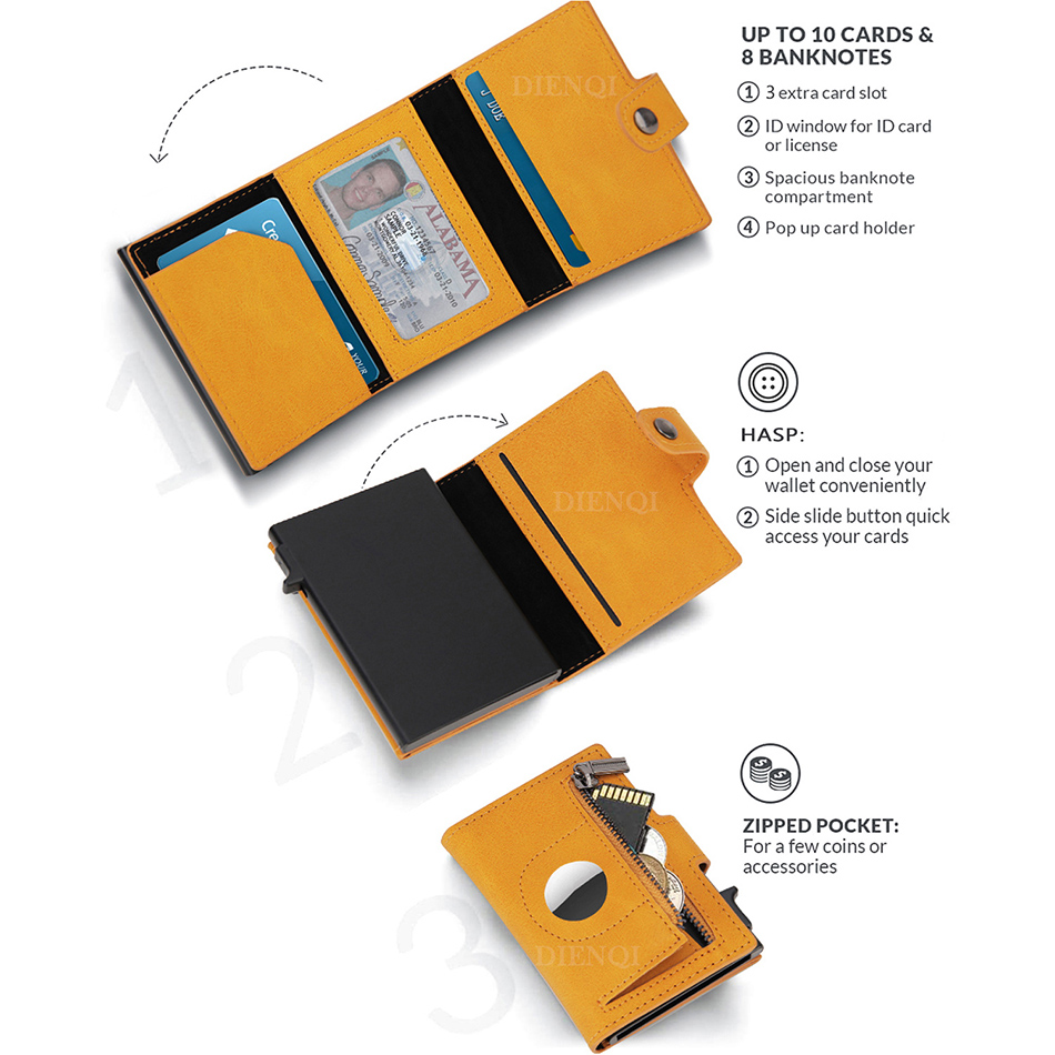 Airtag-Geldbörse, RFID-Kreditk – Airtag Holder Case Bewertung und Preis